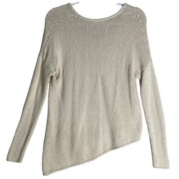 Helmut Lang Sz S Alpaca‎ Blend Asymmetric Hem Pullover Sweater Jumper Scoop Neck - Picture 3 of 12